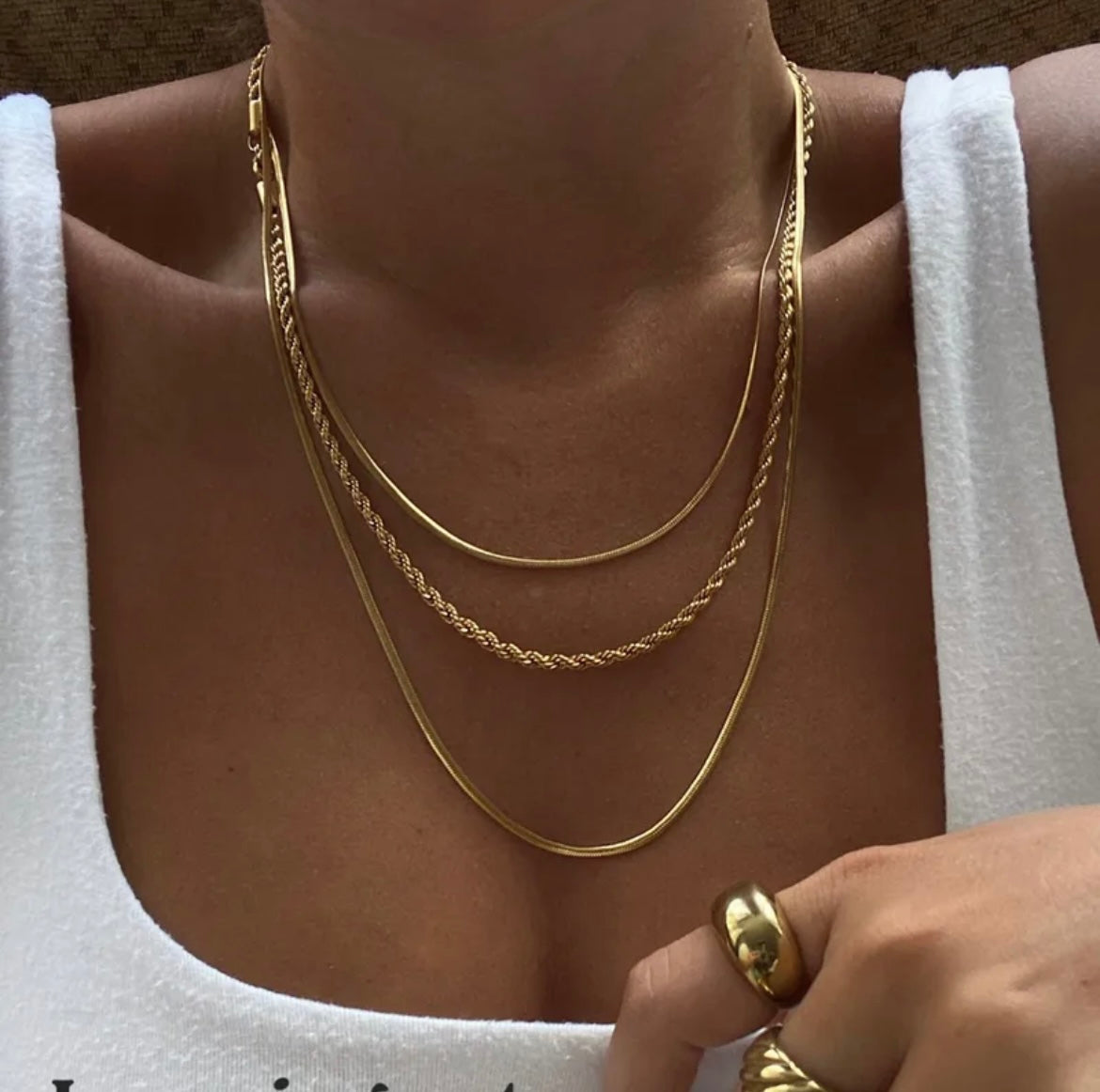 Triple necklace