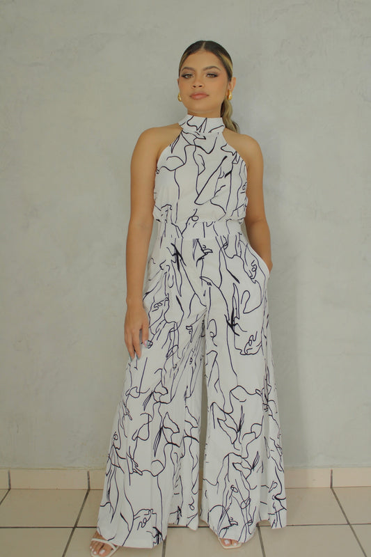 Abstract Jumpsuit